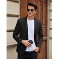 thumbnail image 3 of COOFANDY Mens Suit Blazer Classic Fit Casual Business Summer Sports Jacket Two Button, 3 of 5
