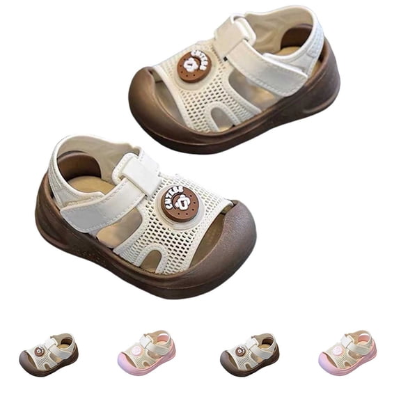 hengsof Baby Boy Girl Soft-Soled Sandals Lightweight Breathable Outdoor Shoes Infant Comfortable First Walking