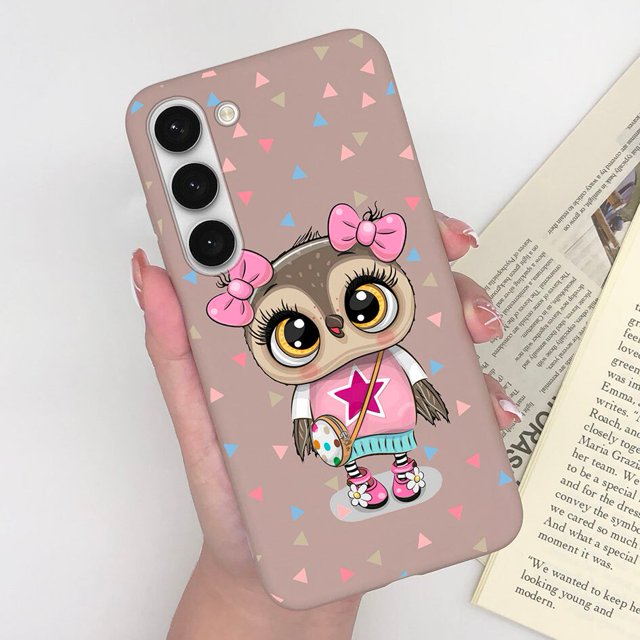 Funda de teléfono para Samsung Galaxy S23 Plus, Ultra bonita, a prueba de golpes, dinosaurio, gato, S 23 +, Coque Capa 2023 Fivean unisex
