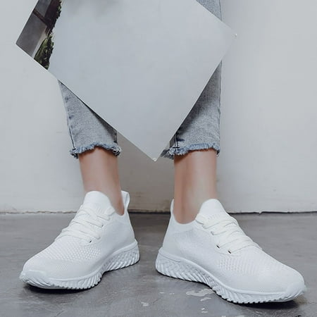 

Medcursor Women Shoes Flying Woven Sports Shoes Fashion Women s Shoes Light Lace Wp Running Shoes