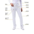 thumbnail image 3 of Adar Pro Scrubs For Women - Skinny Leg Yoga Scrub Pants, 3 of 6