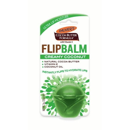 - Palmers Flipbalm Lip Treatment, Creamy Coconut, 0.25 Oz