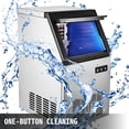 thumbnail image 2 of VEVOR 110V Commercial Ice Maker 100lbs/24h with 15lbs Storage 3x8 Cubes Commercial Ice Machine 110V Automatic Ice Machine for Restaurant Bar Cafe, 2 of 9