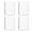 #A01-C, variant on 4 Pack A6 Grid Notebooks, Spiral Bound Square Graph Paper for Math Bullet Journaling, Portable Mini Notebook for Students Professionals Travelers, 80 Sheets White
