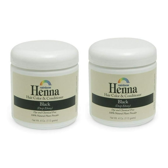 Henna Persian Black 4 OZ by Rainbow Research, Pack of 2