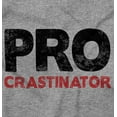 thumbnail image 2 of Funny Professional Procrastinator Men's Graphic T Shirt Tees Brisco Brands X, 2 of 4