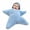 Blue, variant on Baby Crochet Starfish Costume Swaddle Sleep Sack, Newborn Cozy Hooded Onesie for Infant Photography & Baby Shower Gift