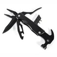 thumbnail image 2 of Outil Multitool à Griffes Pliant Robuste avec Pinces et Couteau – Équipement de Camping Compact et Durable pour Aventures en Plein Air, Réparations de Voiture et Usage d'Urgence – Design Tout Noir avec Pochette en Nylon et Boîte de Rangement, 2 of 5