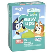 Pampers Easy Ups Bluey Potty Training Pants Boys Size 3T-4T, 22 Count (Select for More Options)