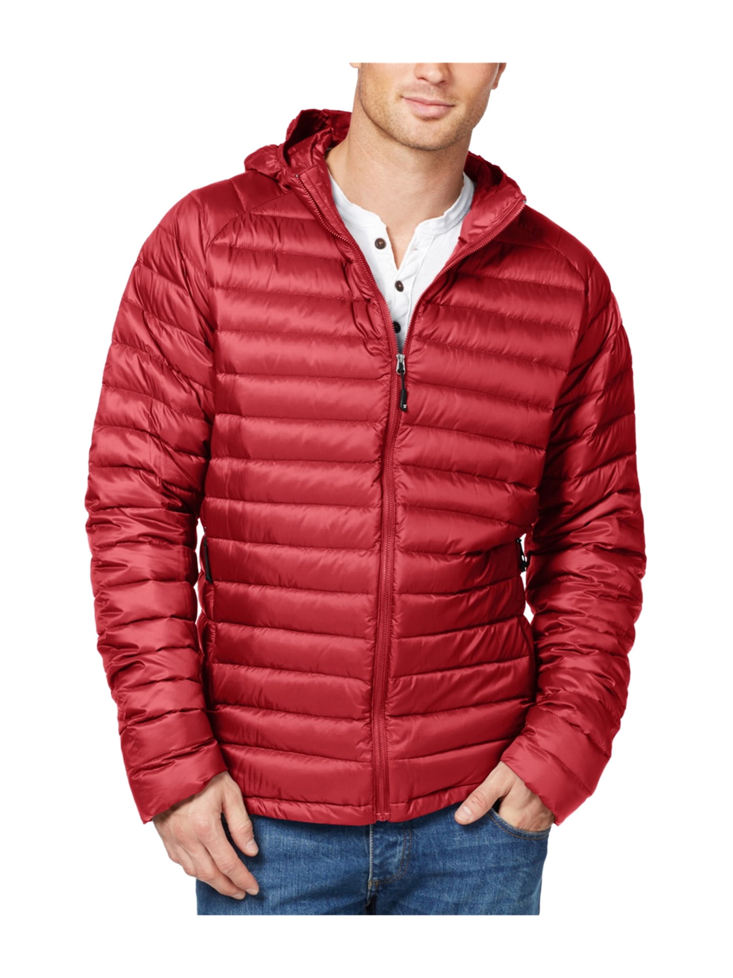 Weatherproof Mens Packable Down Quilted Jacket Red 2XL Walmart Canada