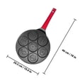 thumbnail image 4 of KONTONTY 1Pc Household Waffle Pan Nonstick Aluminium Alloy with Wear Resistant Bottom for Cooking, 4 of 8