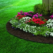 EasyFlex No-Dig Landscape Edging Kit, 100-ft x 1.5-in. High, Includes Anchoring Spikes, Black Recycled PlasticPlastic