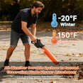 thumbnail image 2 of Cyclone2x Airflow Amplifier - 2nd Generation Leaf Blower Air Booster Attachment, Instantly Doubles Wind Speed for 2-4 Inch Blowers, All-Weather Durable Design for Yard Cleaning (1pc), 2 of 8