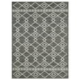 thumbnail image 2 of Handcraft Rugs HR Indoor/Outdoor Rugs Striped Pattern Gray Outdoor Carpet-Lasts Long Under Sunlight-Grey Ivory Trellis - 7.9 x 10, 2 of 5