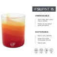 thumbnail image 2 of Silipint: Rocks Glasses 12oz: 2 Pack - Marigold - Silicone Cocktail Cups, Unbreakable, Hot/Cold Drinks, Dishwasher-Microwave-Freezer-Oven Safe, 2 of 8