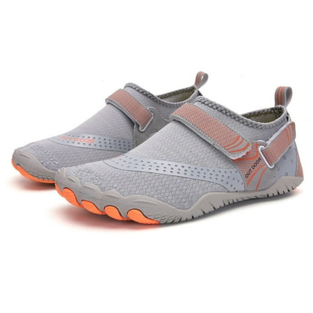 

KGOTA Unisex Sea Diving Sneakers Qiuck Drying Indoor Outdoor Aqua Shoes (Grey 40)