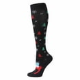 thumbnail image 1 of Aocisk Christmas Printed Calf Socks Long Tube Knee Socks with Compression Design Compression Socks for Support D l/xl, 1 of 2