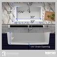 thumbnail image 4 of QT-712 Drop-In Quartz Composite 33 in. 1-Hole Single Bowl Kitchen Sink Kit in White, 4 of 7