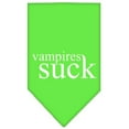 thumbnail image 4 of Halloween Pet and Dog Bandana Screen Printed, "Vampires Suck", 4 of 10