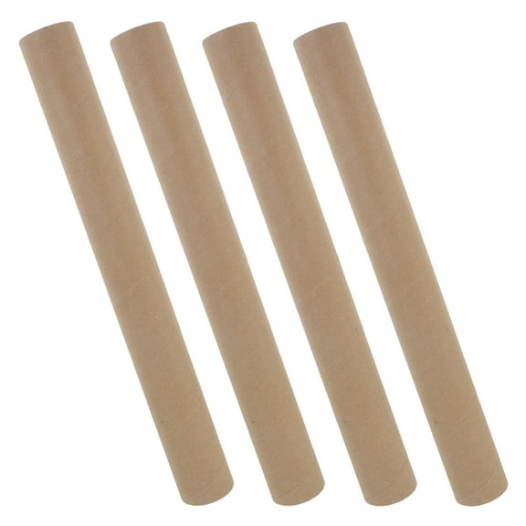WORGEOUS 4pcs Heavy-Duty Cardboard Poster Tubes with Caps Kraft Paper Mailing Tubes Shipping Storage Box Transport Case for Posters Documents Artwork