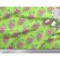 thumbnail image 3 of Soimoi Poly Georgette Fabric Leaves & Floral Print Fabric by Yard 52 Inch Wide, 3 of 3