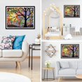 thumbnail image 5 of Kits de pintura de diamante 5D por números, imágenes de diamantes de imitación, manualidades, decoración de la pared del hogar, árbol colorido geométrico, 30x40cm, 5 of 5
