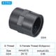 thumbnail image 3 of Adaptador de tubo recto de conexión de manguera de rosca hembra Uxcell G1/2 de PVC UPVC 1/2" 4 piezas, G3/4 x 3/4" 3, 3 of 5