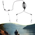 thumbnail image 1 of Bgsha Carp Fishing Feeder Fishing Baits Cages Hook Rig Set Inline Method Feeder Tackle, 1 of 9