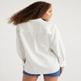 thumbnail image 3 of CHOK Women’s Boxy Button-Down Tunic Top with Long Sleeves  Sizes XS-XXL, 3 of 6
