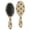 Brown Christmas Tree, variant on Blue Christmas Snowflake Pattern Hair Brush,Girls Detangling Hair Brush,Glide Through Tangles with Ease for Wet & Dry Hair,8.8"X2.8"