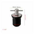 thumbnail image 4 of Sidaley Tapón de drenaje para cubierta, suministros para barcos, escurridor en forma de T, accesorios de kayak de acero inoxidable, bote de Bombillas para automóviles como se muestra 1-1/4 pulgadas, 4 of 6