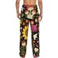 thumbnail image 3 of Disketp Sunflowers Mushrooms Men'S Pajama Pants - Ultra Soft Fleece Sleep And Lounge Pants (Size: S-Xxl), 3 of 9