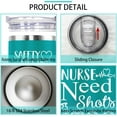 thumbnail image 3 of Nurse Gifts for Women Nurse Tumbler Nurse Coffee Mug Cup with Lid and Straw - 40 Oz Stainless Steel Insulated Water Bottle - Gifts for Practitioner Nurse Nursing Student Men Women, 3 of 6