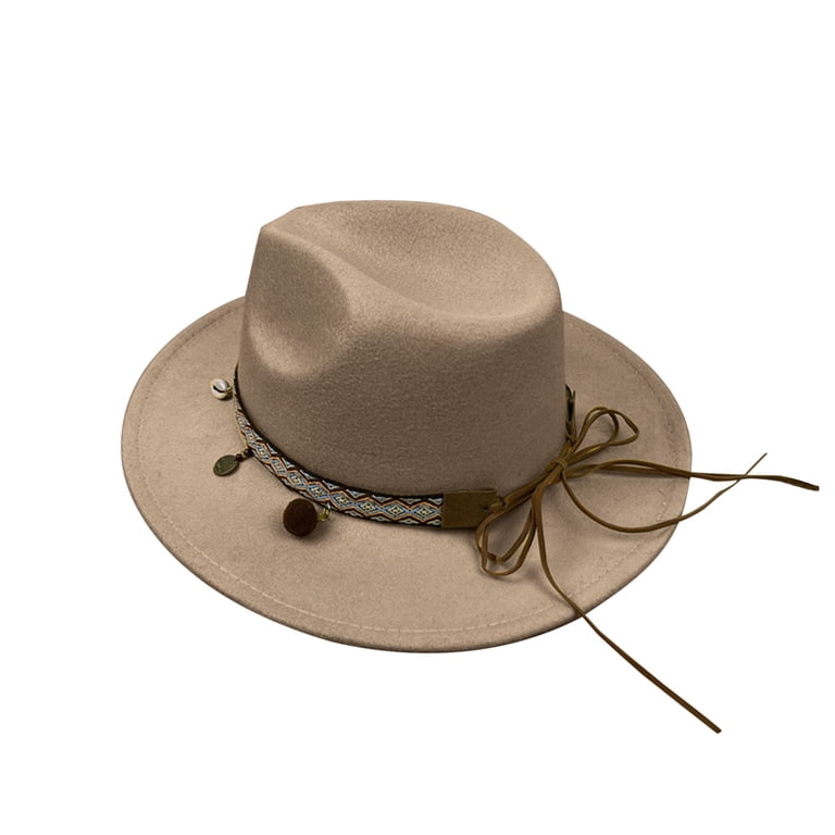 Baberdicy Cowboy Hat Fashionable Fedora Fedoras Men Wide for  display picture 1