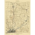 thumbnail image 2 of USGS 12x14 Gold Ornate Wood Framed with Double Matting Museum Art Print Titled - Dayton Ohio Quad - USGS 1906, 2 of 4
