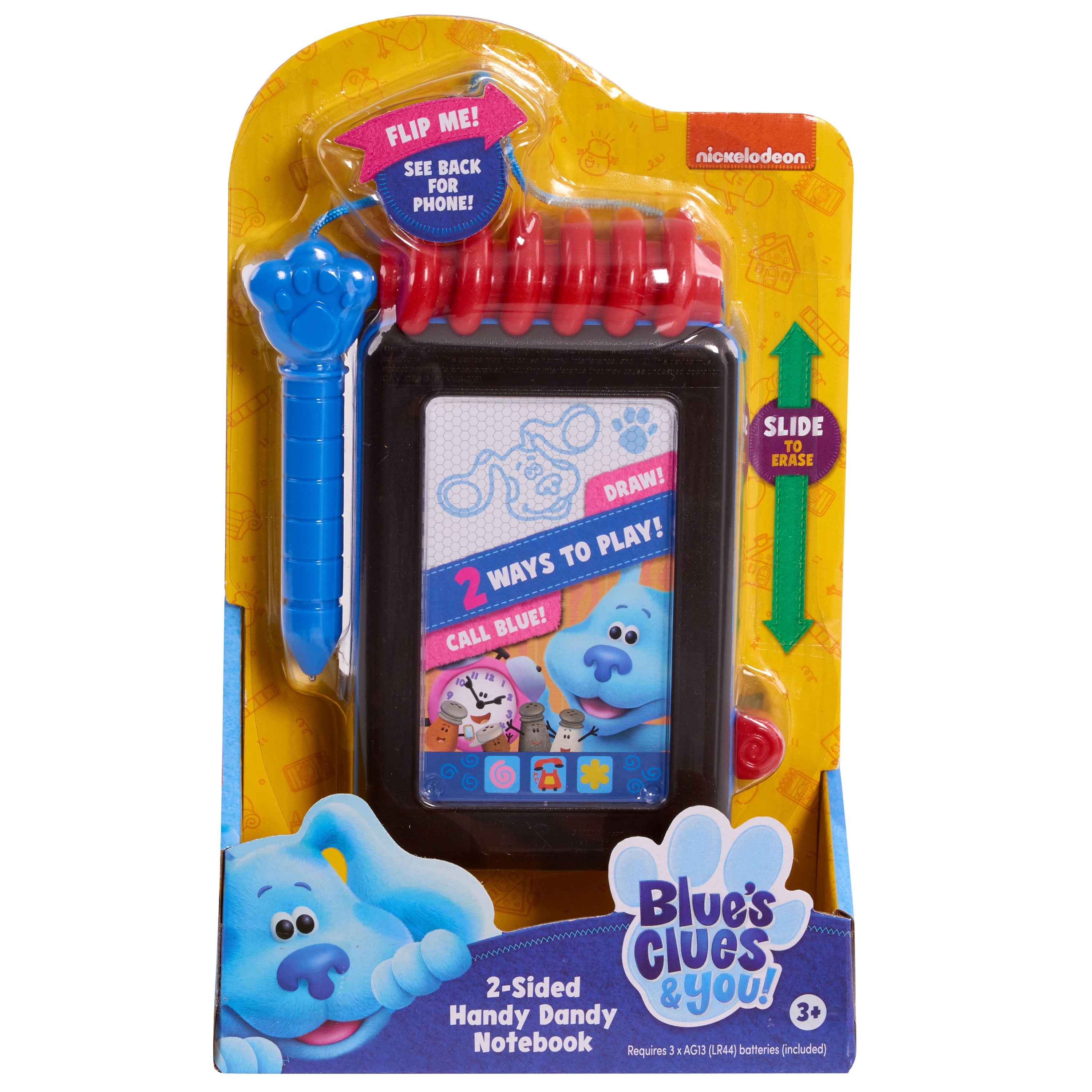 Blue S Clues You 2 Sided Handy Dandy Notebook Ages 3 Walmart Com Walmart Com