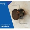 thumbnail image 2 of SteamSpa  Steamhead with Aroma Therapy Reservoir in Brushed Nickel, 2 of 5