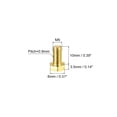 thumbnail image 2 of Unique Bargains Brass Hex Bolts, M5x10mm 10 Pack Fully Thread Grade 4.8 Machine Screws, 2 of 4