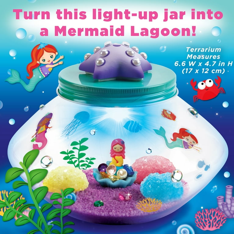 Light Up Mermaid Night Light Arts and Crafts for Kids, Mermaid Gifts for  Girls Ages 3