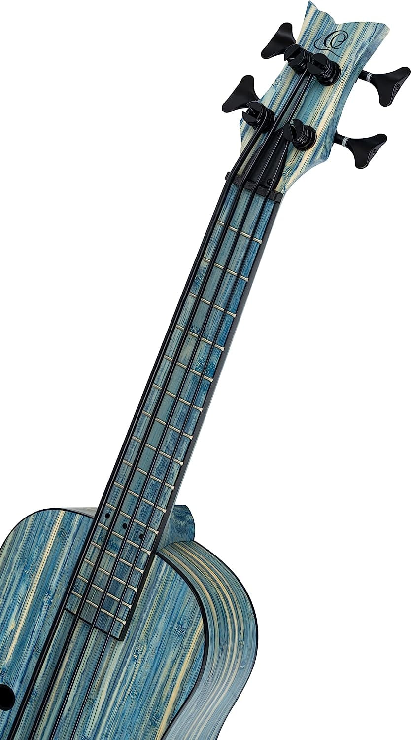 Bamboo Series All Solid Acoustic-Electric Uke-Bass w/ Bag