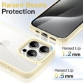 thumbnail image 5 of JETech Case for iPhone 15 Pro 6.1-Inch, Shockproof Phone Bumper Cover, Solid Color Matte TPU Frame, Anti-Scratch Clear Back (Yellow), 5 of 6
