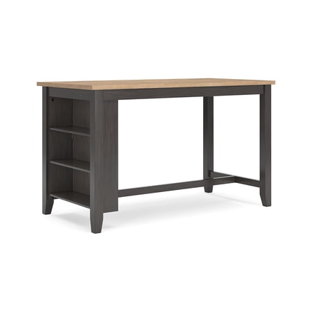 Signature Design by Ashley Gesthaven Counter Height Dining Table with Butcher Block Top, Brown