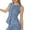Light Blue, variant on Women Round Neck Sleeveless Button Front Denim Vest Fitted Peplum Hem Twin Fake Pocket Casual Jean Waistcoat Layering Outwear For Daily Dating Street Outfits(Black,L)