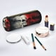 thumbnail image 2 of Easygdp Red And White Screaming Demon Skull para Estuche de Lápices Cilíndrico de Cuero con Cremallera, Organizador de Lápices de Cuero para Escuela, Oficina y Viajes, 2 of 6