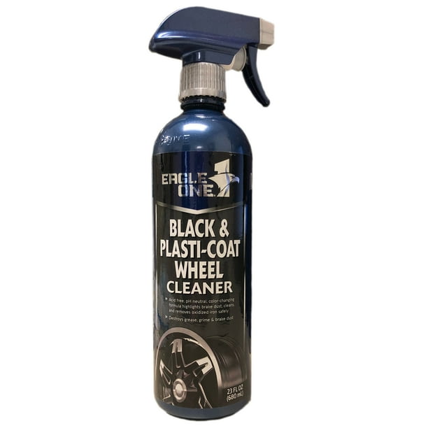 Eagle One Black & PlastiCoat Wheel Cleaner, Spray Foam