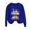 thumbnail image 2 of ICHUANYI Easter Day Women's Crew Neck Print Hoodie Long Sleeve Top, 2 of 3