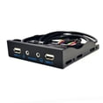 thumbnail image 3 of Panel frontal divisor Hugo 9 pines a USB 2.0 Negro, 3 of 7