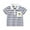 B Blue Stripe, variant on FLMEI 2-12T Kids Teen T-Shirt Striped Tees for Boys,Toddler Short Sleeve Pullover TShirt Boys Lapel Pullover Shirt