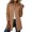(Fashion 68)Khaki, variant on Women's Casual Button Down Cardigan Coat with Peter Pan Collar Solid Color Jacket for Fall and Winter Outfit