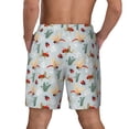 thumbnail image 2 of Lsque Mens Swim Trunks Ragonfly And Ladybug Pattern - Bathing Suit Compression Liner - Beach Swim Shorts Swimwear - (S-3XL) - Stretch Quick Dry -3X-Large, 2 of 9